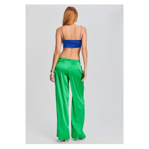 New! SER.O.Ya “Clay” Crop Top in Royal Blue - Picture 4 of 7